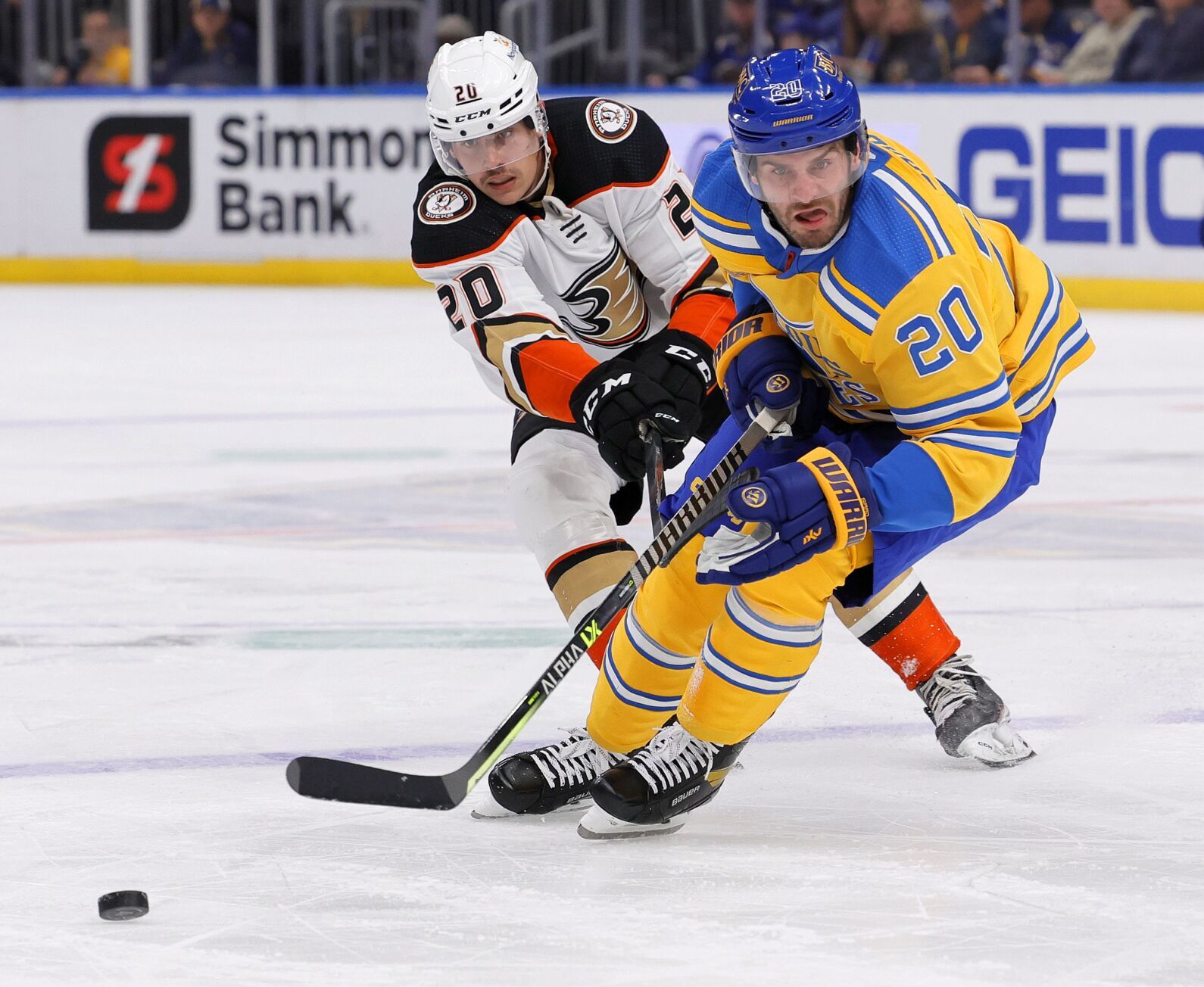 Blues host Ducks